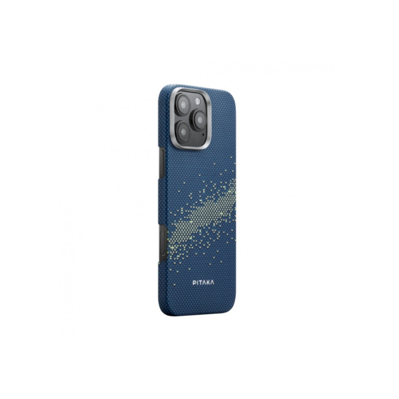 PITAKA for iPhone 16 Pro, Tactile Woven, Milky way galaxy