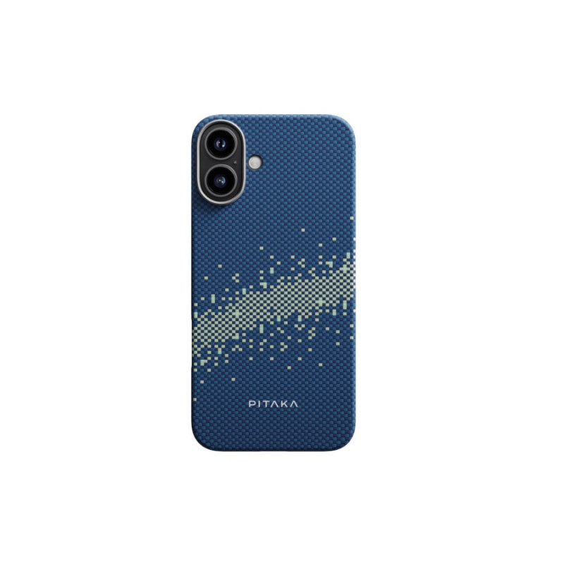 PITAKA for iPhone 16 Plus, Tactile Woven, Milky way galaxy
