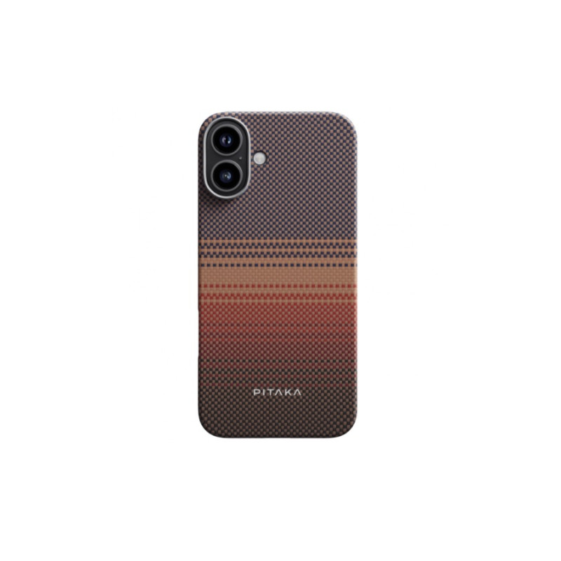 PITAKA for iPhone 16, Tactile Woven, Sunset