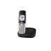 Телефон Panasonic KX-TGU410UCB, Black and Silver