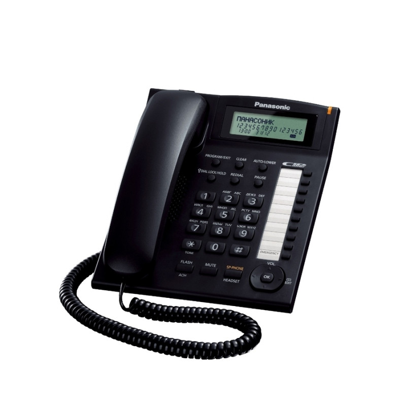 Телефон Panasonic KX-TS2388UAB, Black
