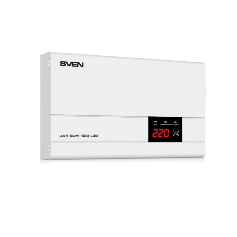 Стабилизатор напряжения Sven SLIM AVR -1000 LCD