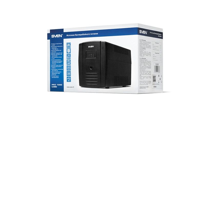 ИБП Sven Pro 1000, Black