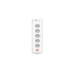 Surge Protector Proove Prism (5AC + 2 Type-C + 2 USB), White