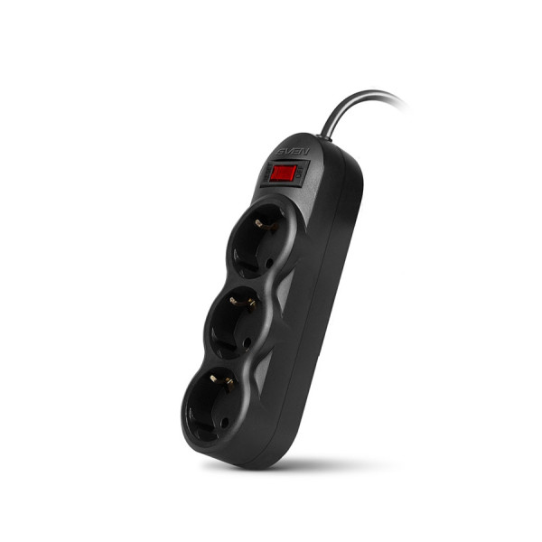 Surge Protector Sven SF-03L, Black
