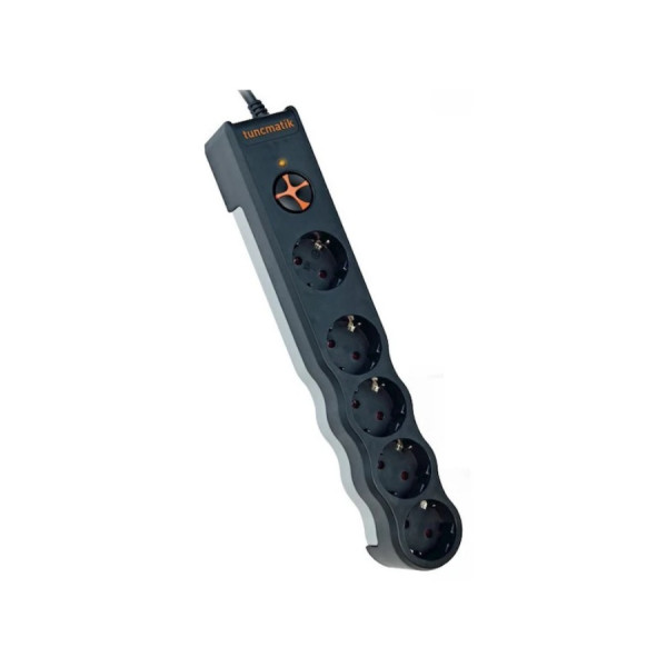Сетевой фильтр Tuncmatik Powersurge 5 LI 1050 J Black