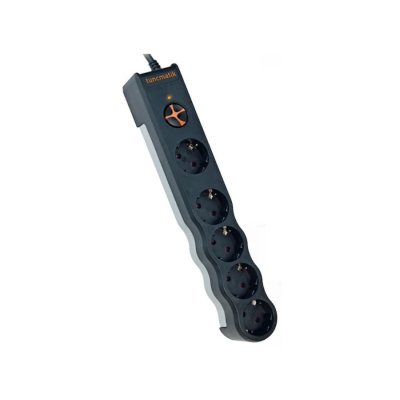 Сетевой фильтр Tuncmatik Powersurge 5 LI 1050 J Black