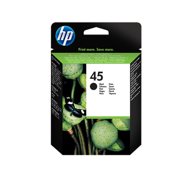 Черный картридж HP 45A