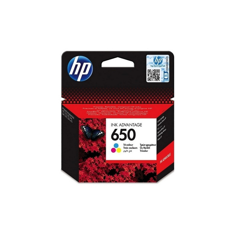 Картридж с чернилами HP 650 (CZ102AE) Tri-Colour