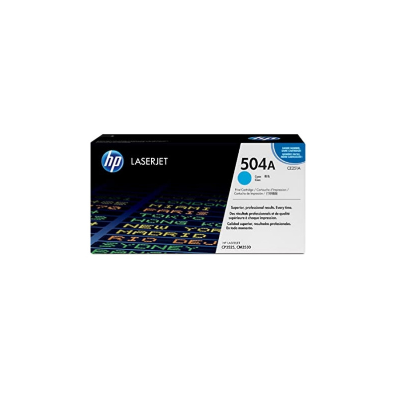 Лазерный картридж HP 504A (CE251A) Cyan