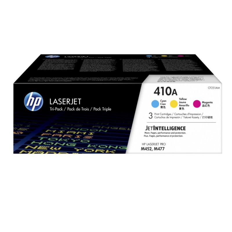 Лазерный картридж HP 410A. Yellow