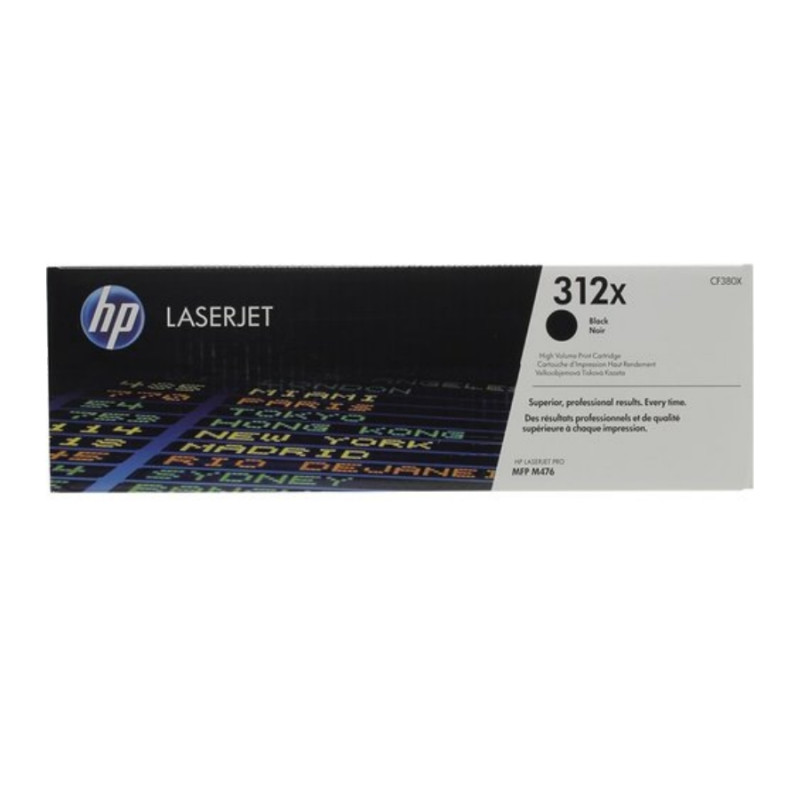 Лазерный картридж HP 312X, CF380X, High Yield Black