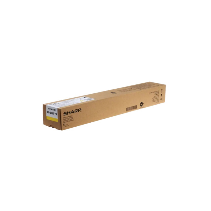 Оригинальный тонер Sharp MX-61GTYA, Yellow