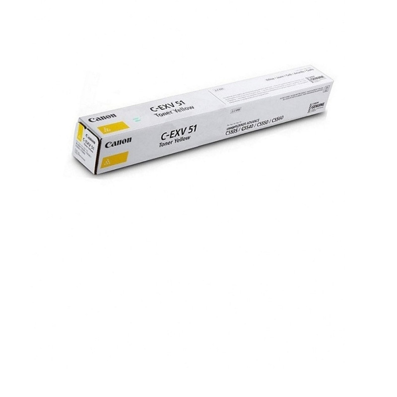 Оригинальный тонер Canon C-EXV51 Yellow