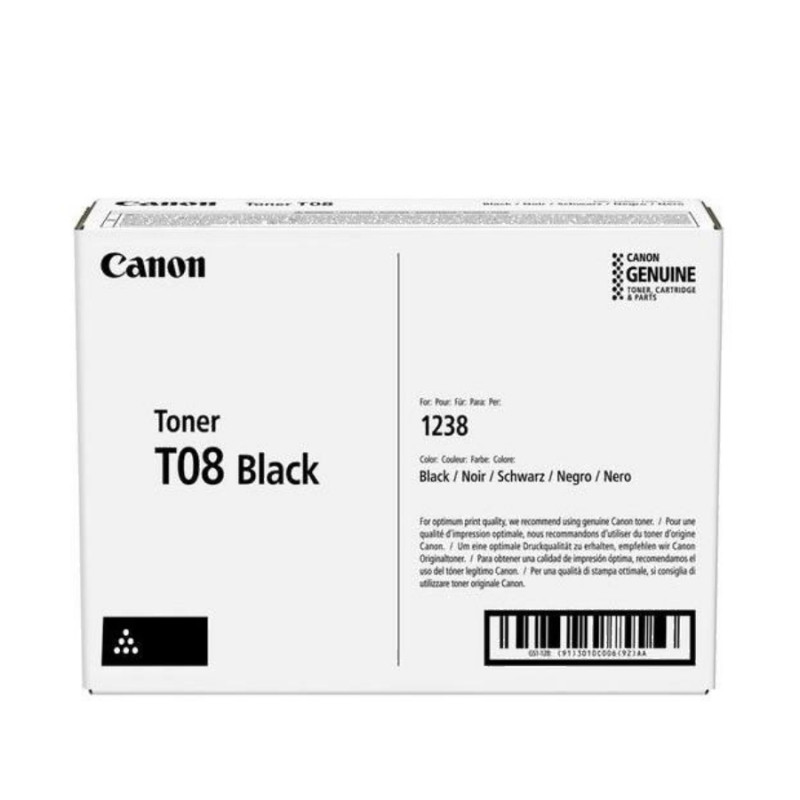 Оригинальный тонер Canon T08 Black