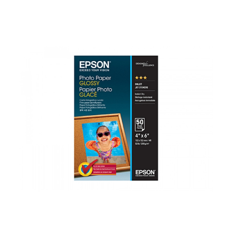 Глянцевая фотобумага Epson 4R, 50 шт.