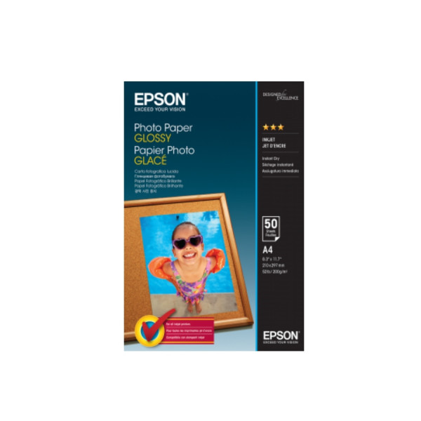 Фотобумага Epson A4 глянцевая C13S042539, 50 шт.