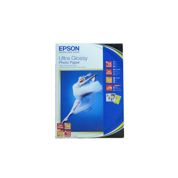 Фотобумага Epson Ultra Glossy A4 C13S041927, 15 шт.