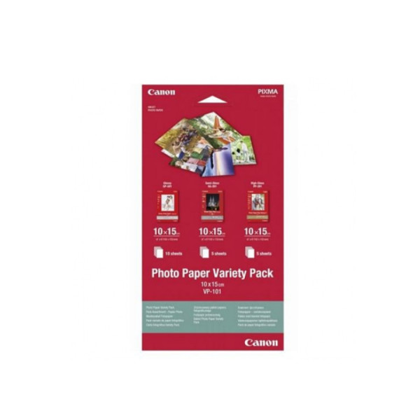 Canon VP101S, Photo Paper Variety Pack 10 x 15 cm, 20 buc