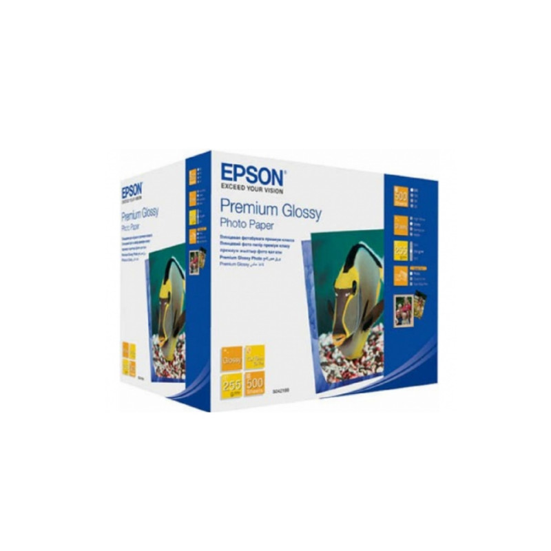 Глянцевая фотобумага Epson Premium C13S042199, 13 x 18 см, 500 шт.