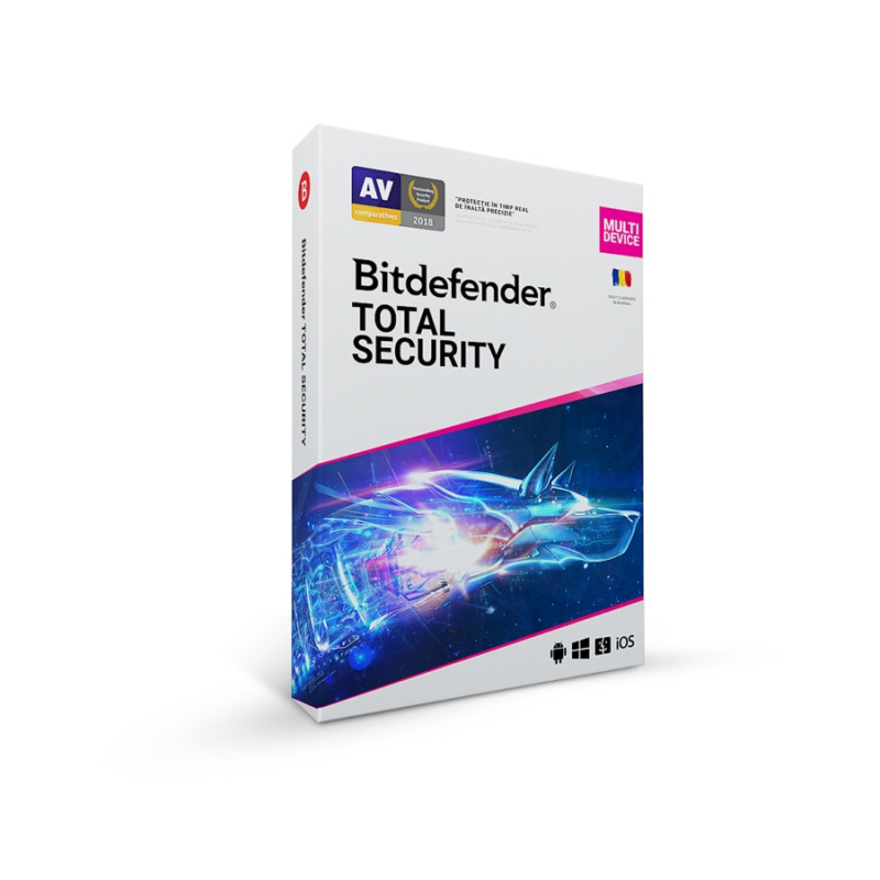 Bitdefender Total Security, 1 год, 5 устройств