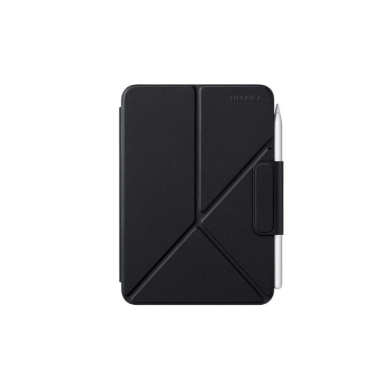PITAKA MagEZ Folio 2, Black/Grey, For iPad mini 6 and iPad mini A17 Pro