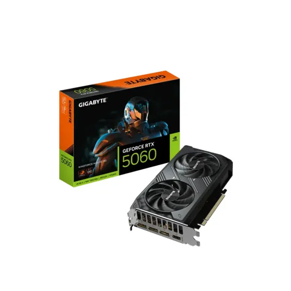 Placa Video Gigabyte GeForce RTX 5060 WindForce Max OC 8G