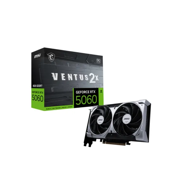 Placa Video MSI GeForce RTX 5060 Ventus 2X OC, V537-002R