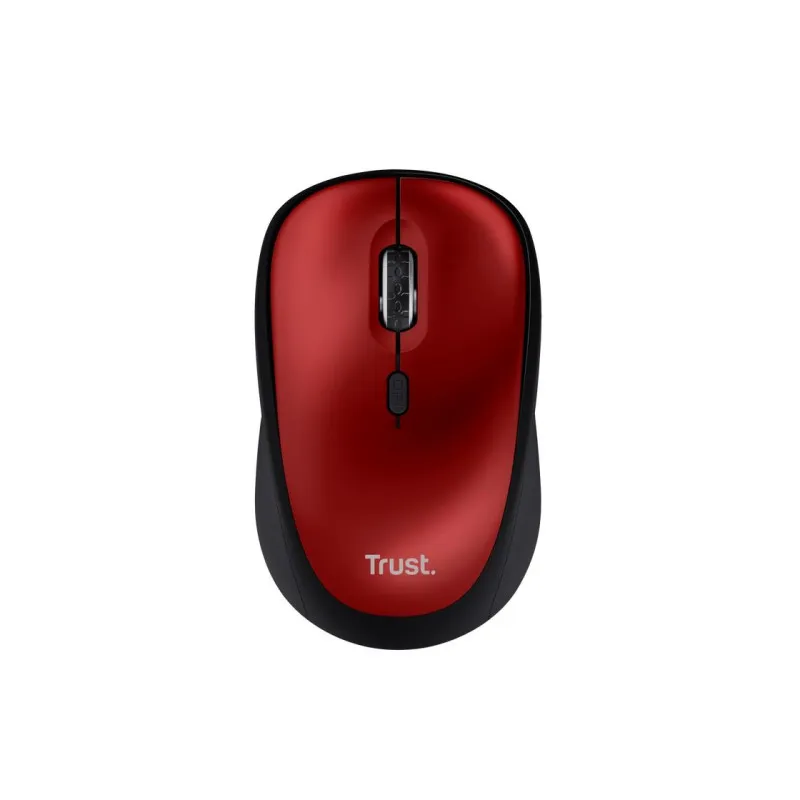 Мышь Trust Yvi + Eco, Wireless, Red