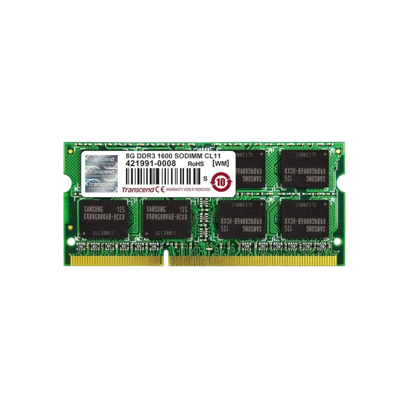 Оперативная память SODIMM DDR3 8GB Transcend PC12800, 70017