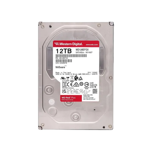 Жесткий диск 12.0TB Western Digital Red Plus WD120EFGX