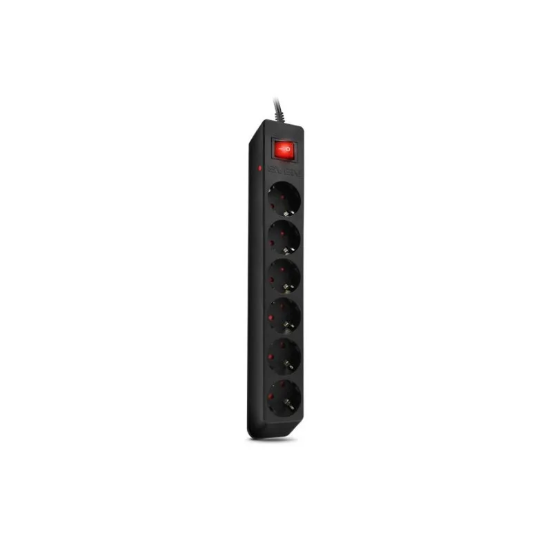 Surge Protector Sven Optima, 3m, Black