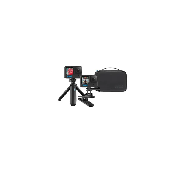GoPro Travel Accessories Kit, Includes: 1x Shorty, 1x Magnetic Grip, 1x Transport Bag, 195x130x64mm, 280g