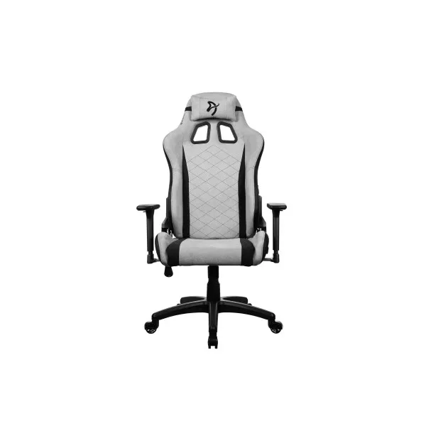 Кресло Arozzi Avanti SoftFabric, Light Grey