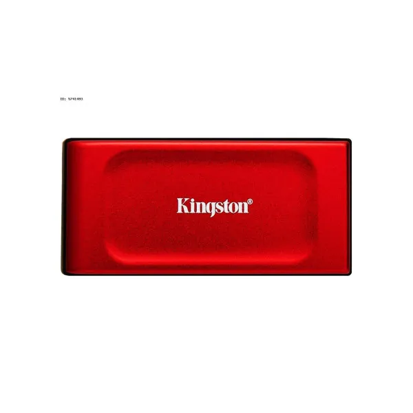 Внешний SSD 2.0TB Kingston XS1000, Red
