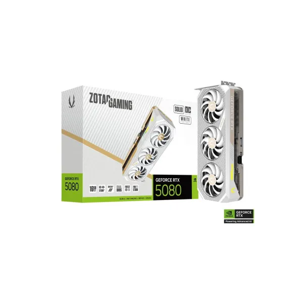 Видеокарта Zotac GeForce RTX 5080 SOLID OC White Edition