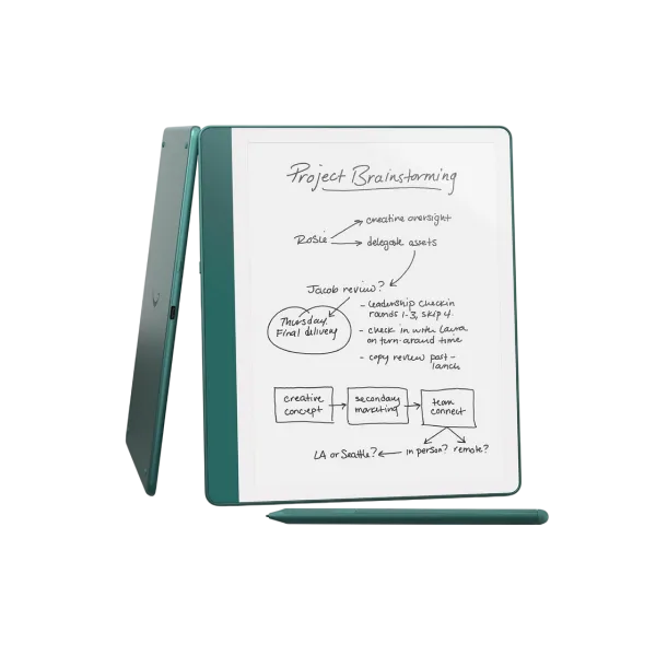 Электронная книга Amazon Kindle Scribe (1st Gen) (2024) 64GB Metallic Jade