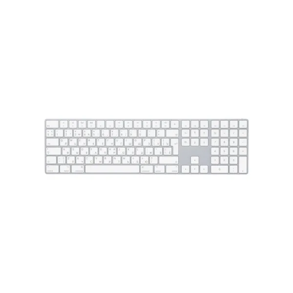 Клавиатура Apple Magic Keyboard с цифровой панелью — русская, серебристая (A1843)