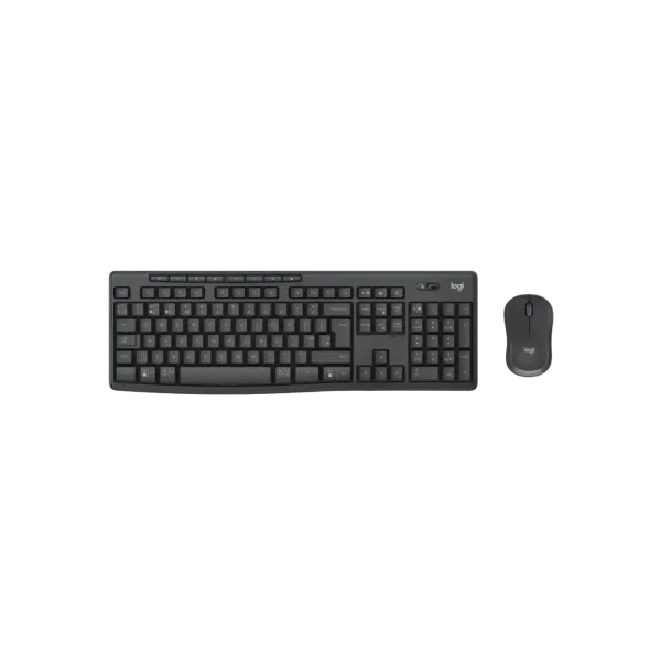 Wireless Keyboard & Mouse Logitech MK370, Media сontrols, Silent, Spill-resistant, 5M, 1000dpi, 3 buttons, 