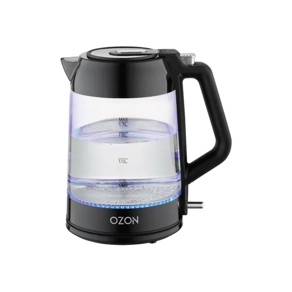 Kettle Ozon EKC-1705A-GS, Black