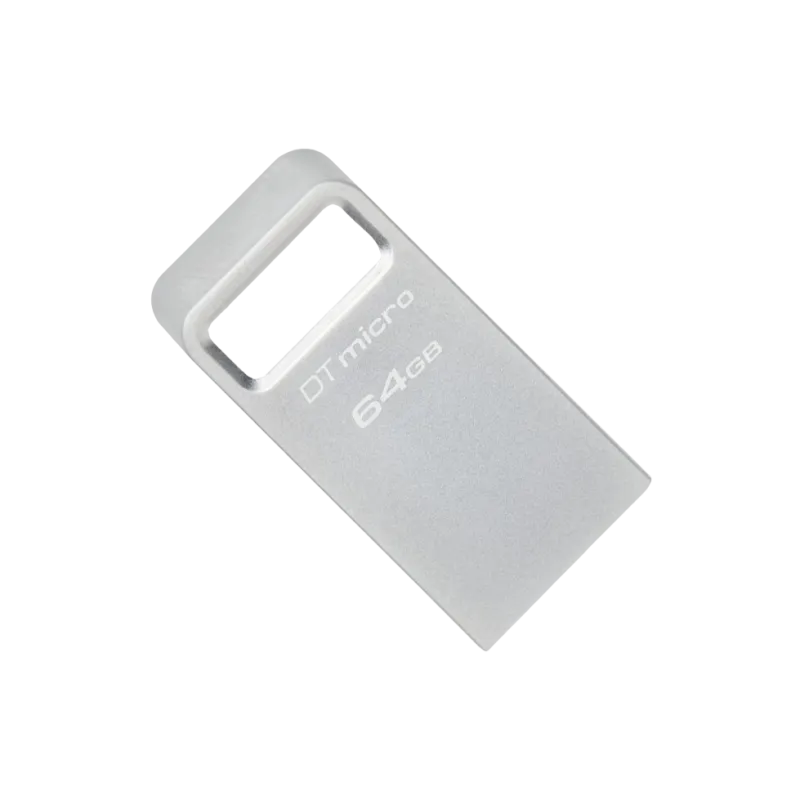 USB-накопитель 64GB Kingston DataTraveler Micro, Metal Case