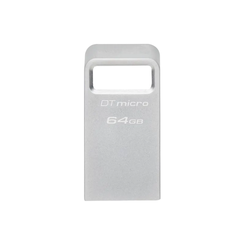 USB-накопитель 64GB Kingston DataTraveler Micro, Metal Case