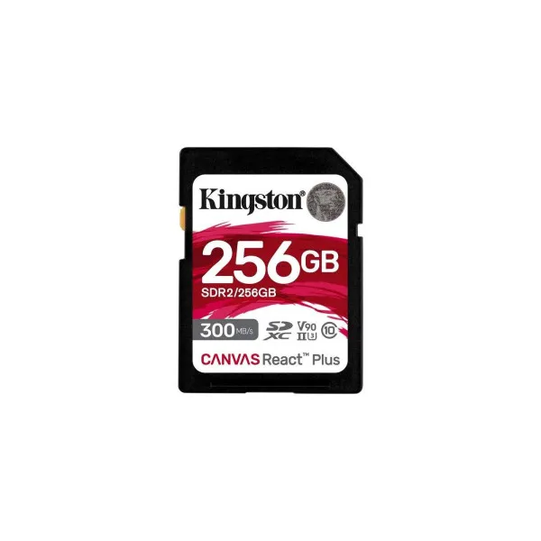 Card de memorie SD 256GB Kingston Canvas React Plus SDR2/256GB