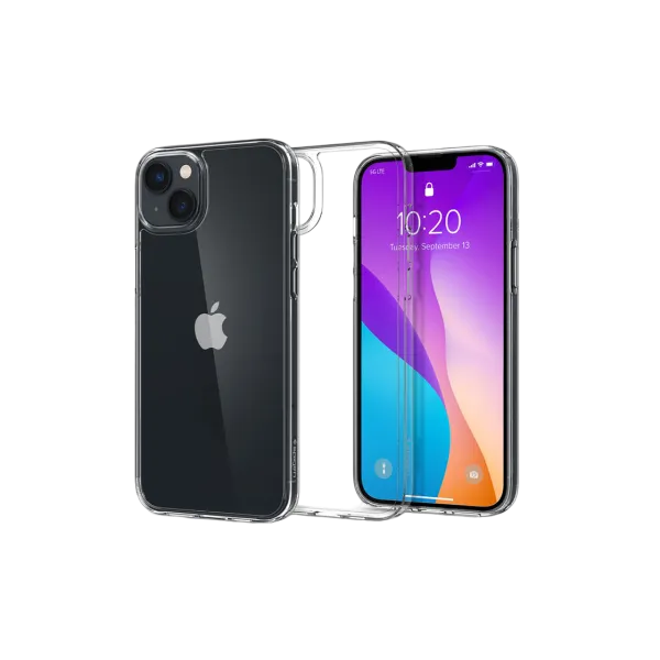 Spigen iPhone 14 Plus, Airskin Hybrid, Crystal Clear