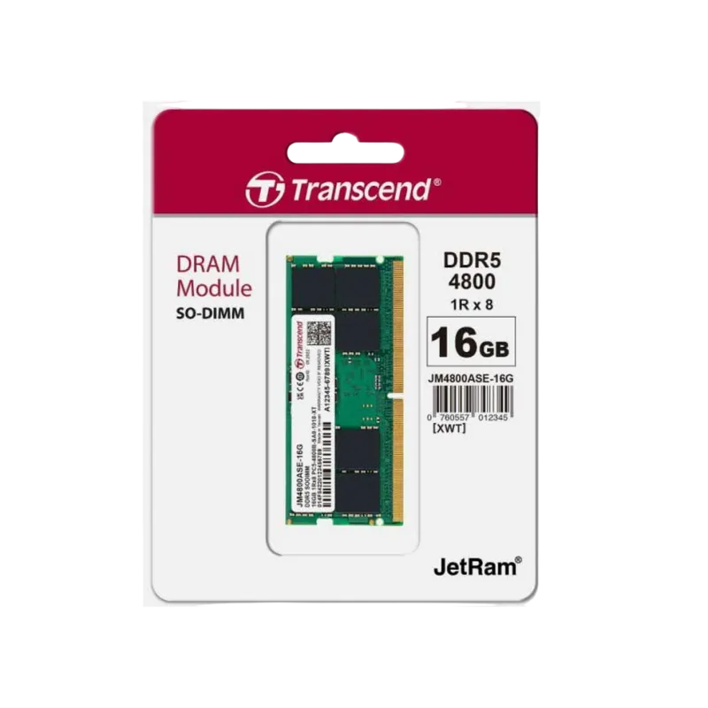Оперативная память SODIMM DDR5 16GB Transcend JetRam, 201428