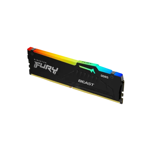 Memorie RAM 16GB DDR5-6000 Kingston Fury Beast RGB, Black