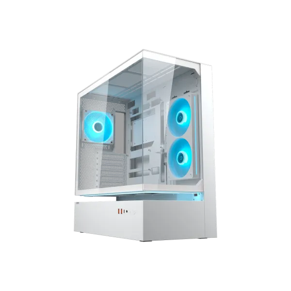 Case ATX Cougar CFV 235  w/o PSU x120revers M/B side 1x120rear ARGB PWM Glass: Front&Side 2xUSB3.0 1xUSB-C 1x2.