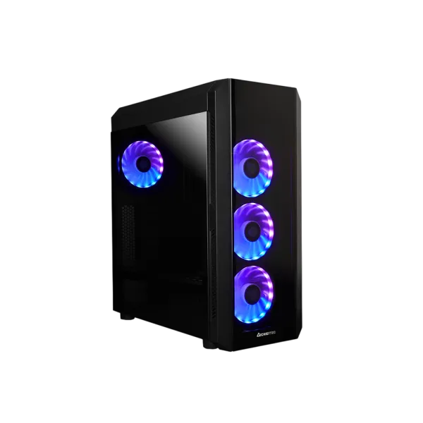Case ATX Chieftec SCORPION III, w/o PSU, 0,6mm, 4x120mm RGB, Front & Side Tempered Glass, 2xUSB-A 3.2, 1xUSB-C 