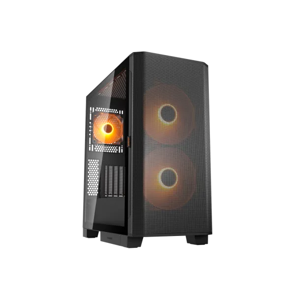 Case EATX Cougar Airface FLO RGB w/o PSU, 2x180mm, 1x120mm, ARGB PWM, TG,  Front Mesh, 2xUSB3.0 1xUSB-C, 1x2.5&quot