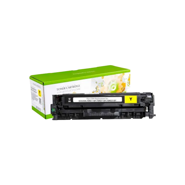 Лазерный картридж for HP CB532A yellow SCC CRT HEW SCC532A YLW (2.8k)